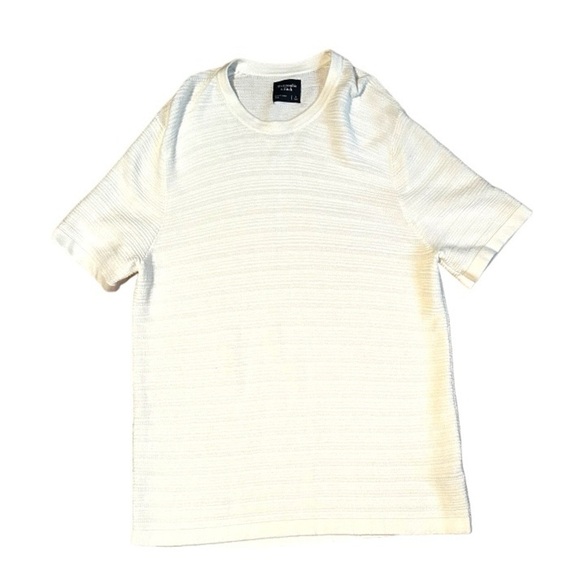 Abercrombie & Fitch Dresses & Skirts - Abercrombie & Fitch White T-shirt Dress Striped Size Large Excellent Condition